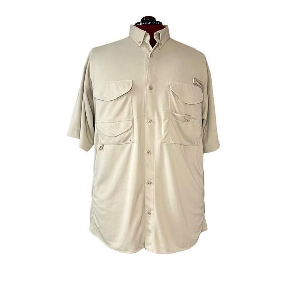 Columbia 110FM7763 PFG Fishing Gear Vented Button Up Shirt Omni shade sz XL - Picture 1 of 10